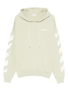 Off-White: Светлая толстовка  Splatter