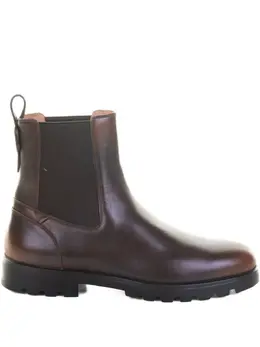 Santoni: Коричневые ботинки 