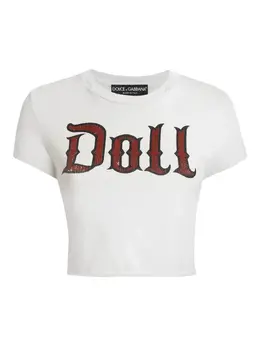Dolce & Gabbana: Топ с принтом 