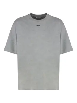 Off-White: Хлопковая футболка 