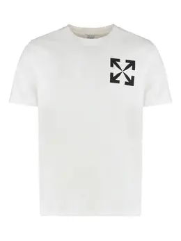 Off-White: Белая футболка  Arrow