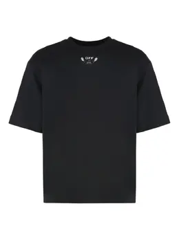 Off-White: Футболка с принтом 