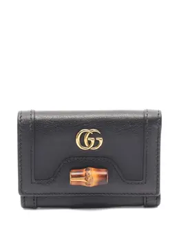 Gucci Pre-Owned: Чёрный кошелёк 
