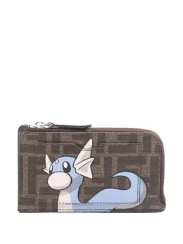 FENDI: Картхолдер с принтом 