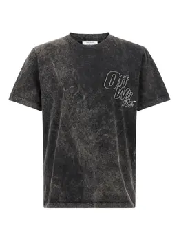 Off-White: Футболка  Arrow с принтом