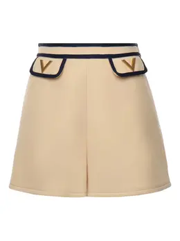 Valentino Garavani: Бежевые шорты 