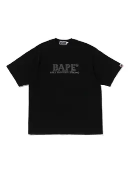 A BATHING APE®: Чёрная футболка 