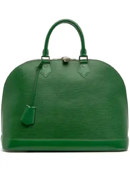 Louis Vuitton Pre-Owned: Зелёная сумка 