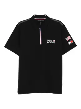 Tommy Hilfiger: Чёрное поло 