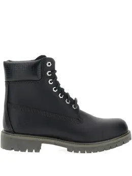 Timberland: Чёрные ботинки 