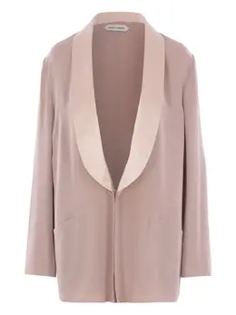 Alberta Ferretti: Атласный жакет 
