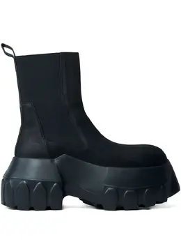 Rick Owens: Чёрные ботинки 