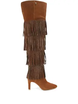 Kurt Geiger London: Коричневые ботинки 