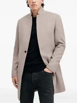 AllSaints: Однобортное пальто 