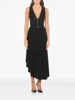 Elisabetta Franchi: Плиссированное платье 