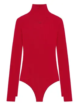 Courrèges: Красный боди 