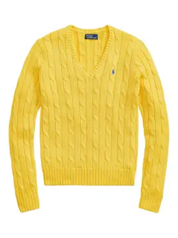 Polo Ralph Lauren: Свитер с v-образным вырезом 