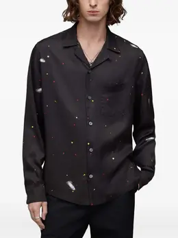 AllSaints: Рубашка с принтом 