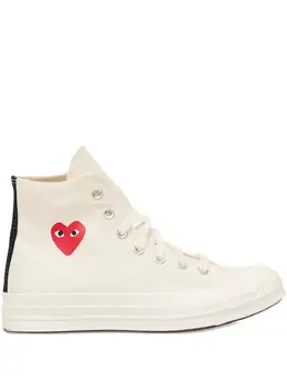 Comme Des Garçons Play: Белые кроссовки  Heart