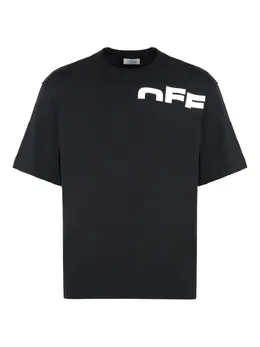 Off-White: Футболка с принтом 