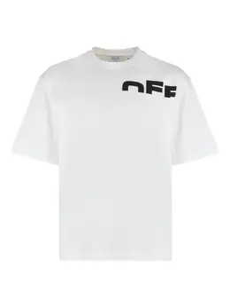 Off-White: Футболка с принтом 