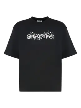 Off-White: Чёрная футболка 
