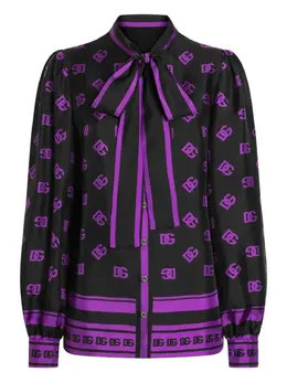 Dolce & Gabbana: Блуза с принтом 