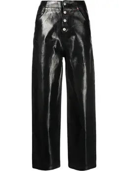 MM6 Maison Margiela: Чёрные джинсы 