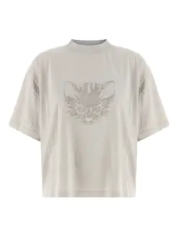 Balenciaga: Футболка  Crew с принтом