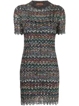 Missoni: Платье с коротким рукавом 