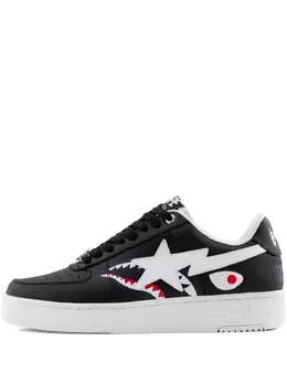 A BATHING APE®: Чёрные кроссовки 