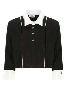 Elisabetta Franchi: Чёрная рубашка 