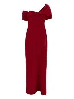 Carolina Herrera: Драпированное платье 