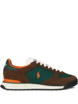 Polo Ralph Lauren: Зелёные кроссовки 