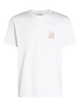 Off-White: Хлопковая футболка 