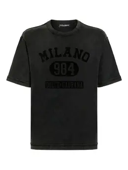 Dolce & Gabbana: Хлопковая футболка  Milano