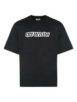 Off-White: Футболка с принтом 