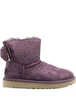 UGG: Фиолетовые ботинки  Classic Mini