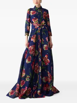 Carolina Herrera: Рубашка с принтом 