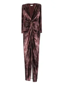 Elisabetta Franchi: Драпированное платье 