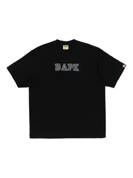 A BATHING APE®: Чёрная футболка 