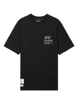 Alpha Industries: Футболка с принтом 