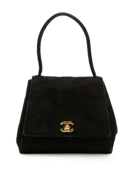 CHANEL Pre-Owned: Чёрная сумка 
