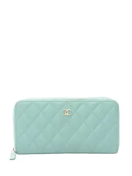 CHANEL Pre-Owned: Голубой кошелёк 