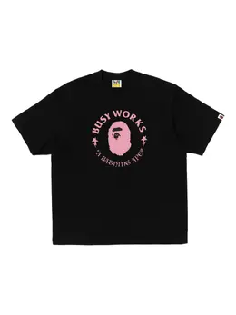 A BATHING APE®: Чёрная футболка 
