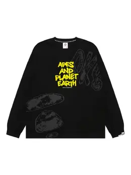 AAPE BY *A BATHING APE®: Футболка с длинным рукавом 