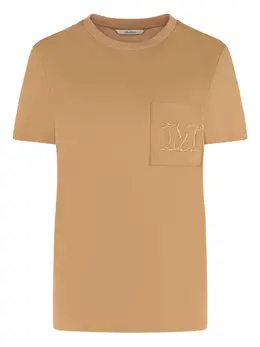 Max Mara: Хлопковая футболка 