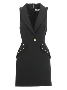 Elisabetta Franchi: Платье без рукава 