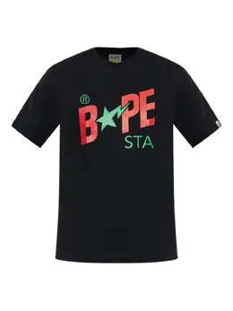 A BATHING APE®: Чёрная футболка 