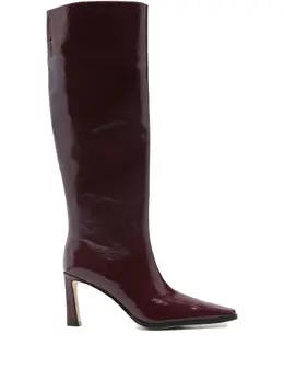Michael Kors: Бордовые сапоги 